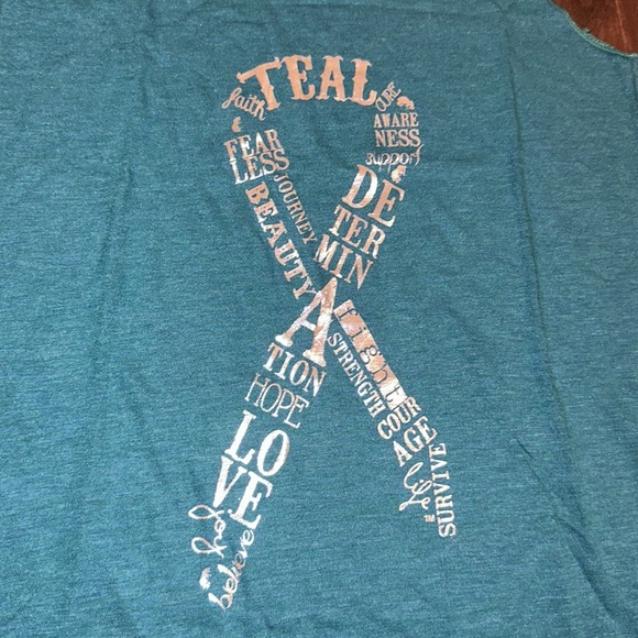 Judith March Ovarian Cancer Awareness Tank - Size Small *Profits to be donated!* - Picture 2 of 5